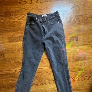 Madewell High Rise Black Women's Jeans